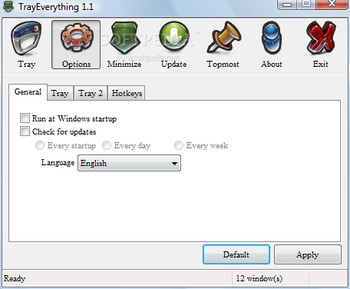 TrayEverything screenshot 2