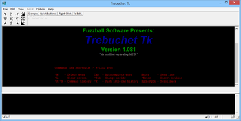 Trebuchet Tk screenshot