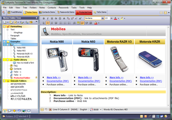 TreeDBNotes Pro screenshot 2