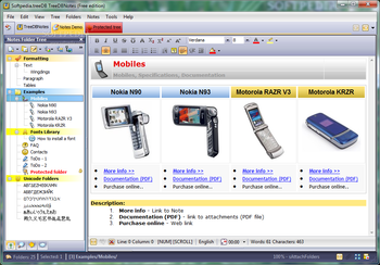 TreeDBNotes screenshot 3