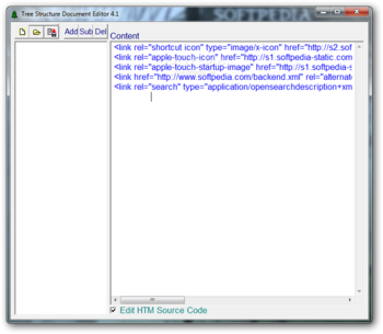 TreeDocEditor screenshot