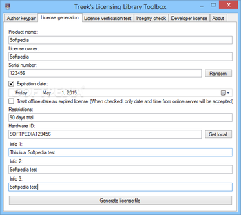 Treek's Licensing Library screenshot 2