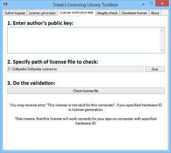Treek's Licensing Library screenshot 3