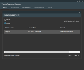 Treek's Password Manager screenshot