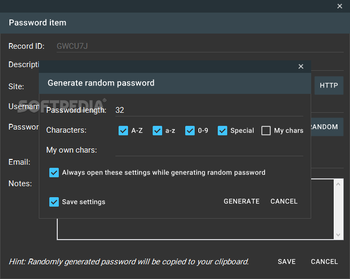 Treek's Password Manager screenshot 6