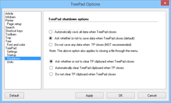 TreePad Lite screenshot 16
