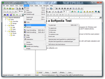 TreePad SAFE screenshot 7