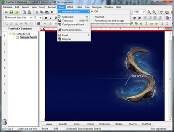 TreePad X Enterprise screenshot 11