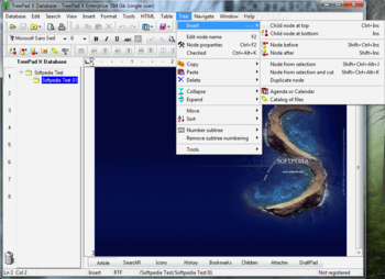 TreePad X Enterprise screenshot 4