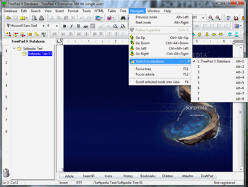 TreePad X Enterprise screenshot 5