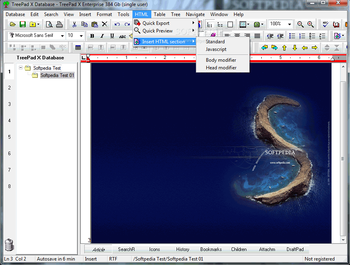TreePad X Enterprise screenshot 8