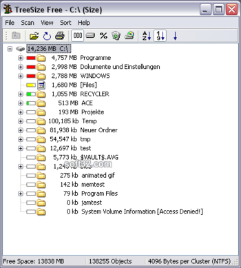 TreeSize Free screenshot 2