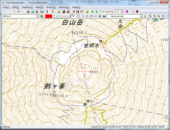 TrekkingMapEditor screenshot