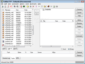 Trellian FTP screenshot