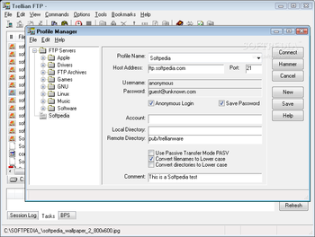 Trellian FTP screenshot 4