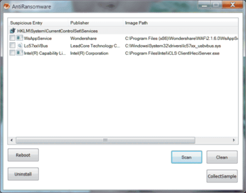 Trend Micro Anti-Ransomware for GOZ and CryptoLocker  screenshot