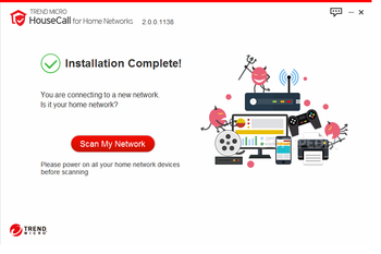 Trend Micro HouseCall for Home Networks screenshot