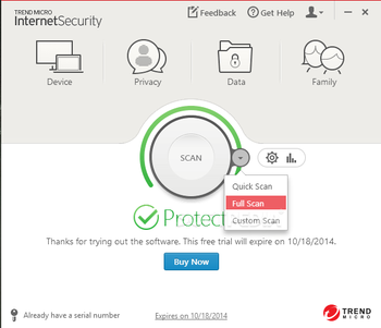 Trend Micro Internet Security screenshot