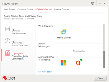 Trend Micro Internet Security screenshot 13