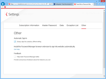 Trend Micro Password Manager screenshot 11