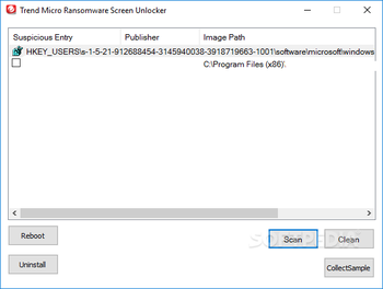 Trend Micro Ransomware Screen Unlocker For USB screenshot 2
