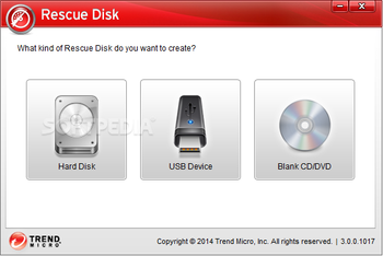 Trend Micro Rescue Disk screenshot