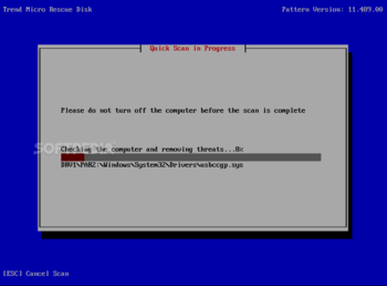 Trend Micro Rescue Disk screenshot 7