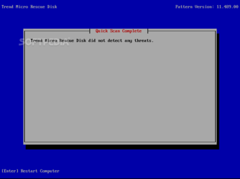 Trend Micro Rescue Disk screenshot 8