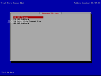 Trend Micro Rescue Disk screenshot 9