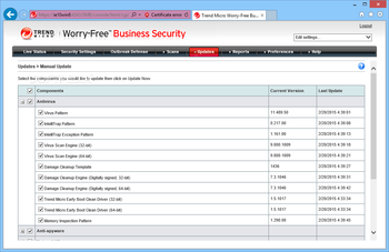 Trend Micro Worry-Free Business Security screenshot 10