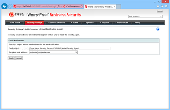Trend Micro Worry-Free Business Security screenshot 5