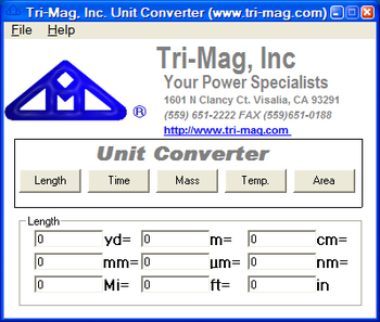 Tri-Mag Unit Converter screenshot