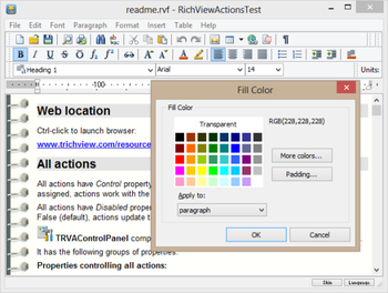 TRichView screenshot 2