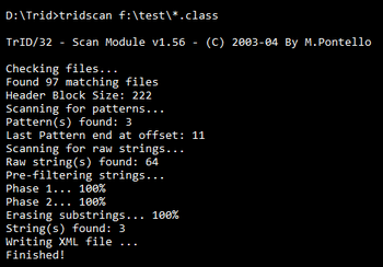 TrIDScan screenshot 2