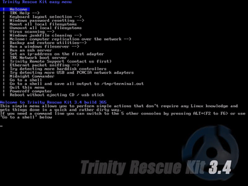 Trinity Rescue Kit screenshot