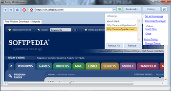 Trinity WebBrowser screenshot 2