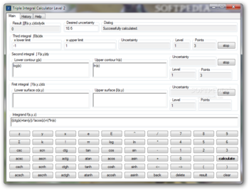 Triple Integral Calculator Level 2 screenshot