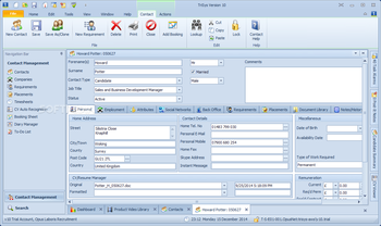 TriSys Recruitment Software screenshot 4