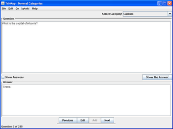 TrivKey screenshot