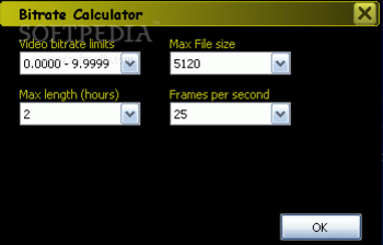Trixon BRC - Bitrate Calculator screenshot 3