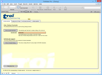 Troi Dialog Plug-in screenshot 2