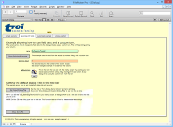 Troi Dialog Plug-in screenshot 3