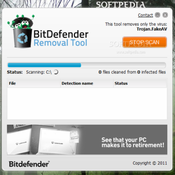 Trojan.FakeAV Removal Tool screenshot