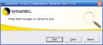 Trojan.Linkoptimizer Removal Tool screenshot
