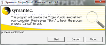 Trojan.Vundo free Removal Tool screenshot