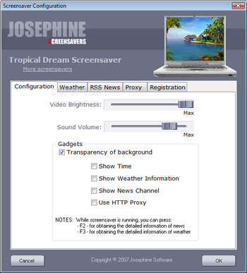 Tropical Dream Screensaver screenshot 3