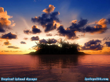 Tropical Island Escape 3D Screensaver screenshot 2