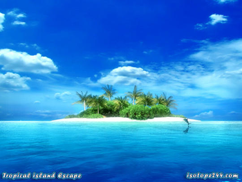 Tropical Island Escape 3D Screensaver screenshot 4