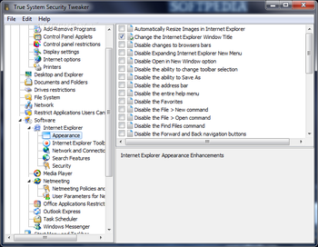 True System Security Tweaker screenshot 12