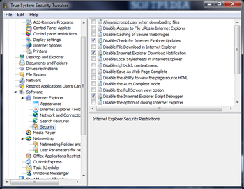 True System Security Tweaker screenshot 16
